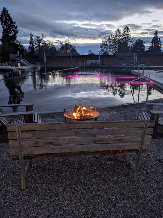 Wärme im Herbst: Sauna im Naturbad öffnet im November