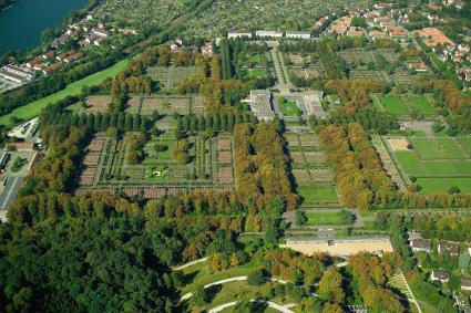 Luftaufnahme Friedhof am Hörnli