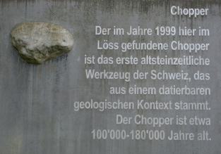 Altsteinzeitliches Werkzeug